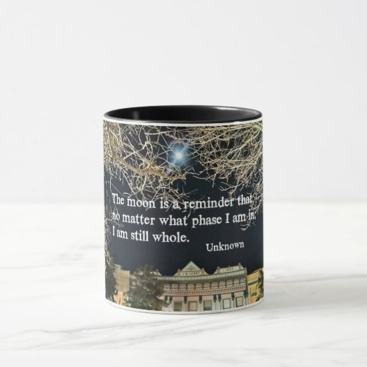 Mug Citation sur la valeur de soi. (Centre)