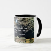 Mug Citation sur la valeur de soi. (Devant droit)