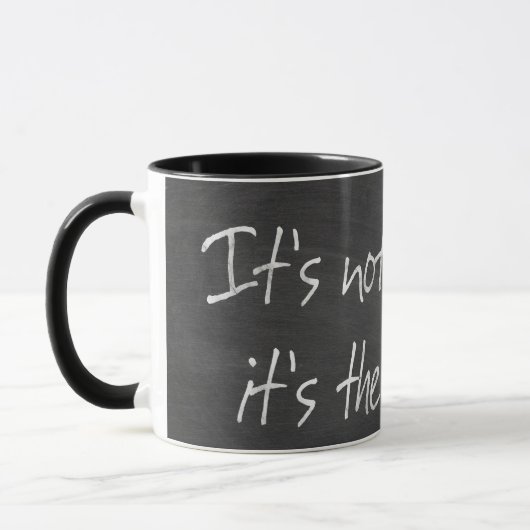 Mug Citation sur la vieillesse sur tableau de bord (Gauche)