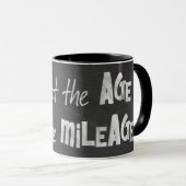 Mug Citation sur la vieillesse sur tableau de bord (Devant droit)