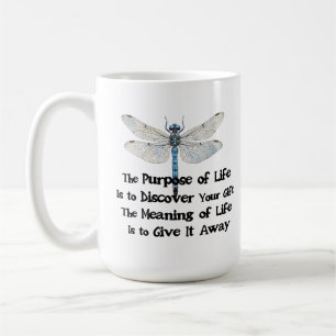 Mug Citation sur le but de la vie talent mission libel