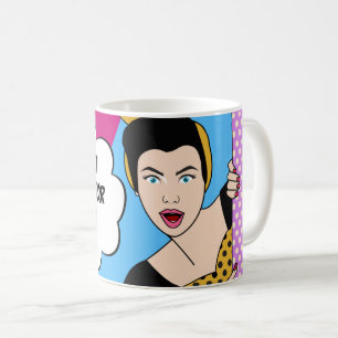 Mug Citation sur les droits des femmes de la pop fémi