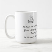Mug Citation sur l'estime de soi de Winnicott (Gauche)