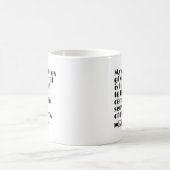Mug Citation sur mes chances de survie (Centre)