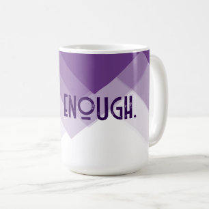 Mug Citation Sur Purple Abstrait