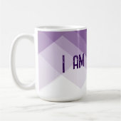 Mug Citation Sur Purple Abstrait (Gauche)
