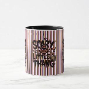 Mug Citation tendance d'Halloween "Petites choses effr