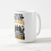 Mug Citation Trois Amis Véritables | Véritable Amitié (Devant droit)