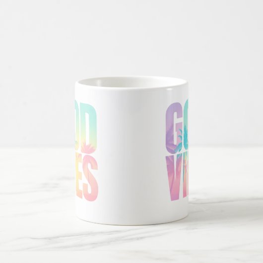 Mug Citation Tropicale "Good Vibes" (Centre)