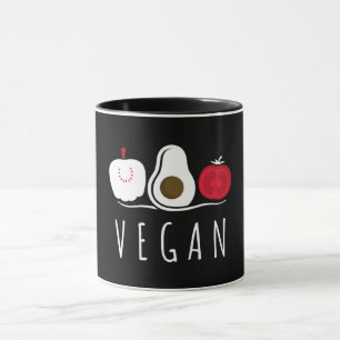Mug Citation végétale et graphique de fruits