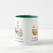 Mug Citation végétarienne de Pythagore (Centre)