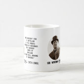 Mug Citation Vertue De Churchill, Vice-Président Du Ca (Centre)