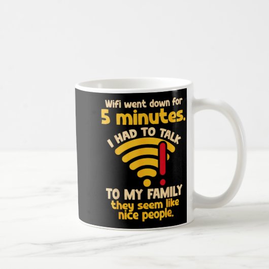 Mug Citation Wifi Drôle A Planté Ordinateur Nerd Pour (Droite)