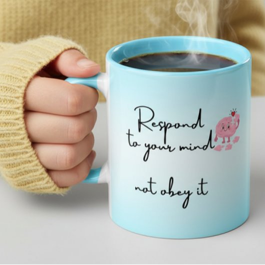 Mug Citations affirmatives de santé mentale positive C