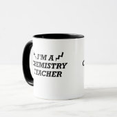 Mug Citations amusantes à propos de professeur de chim (Devant gauche)