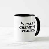 Mug Citations amusantes à propos de professeur de chim (Devant droit)
