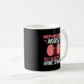 Mug Citations amusantes de l'infirmière dialyse du rei (Devant droit)