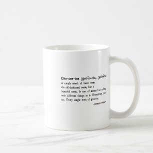 Mug Citations amusantes de Trump Définition d'épicerie