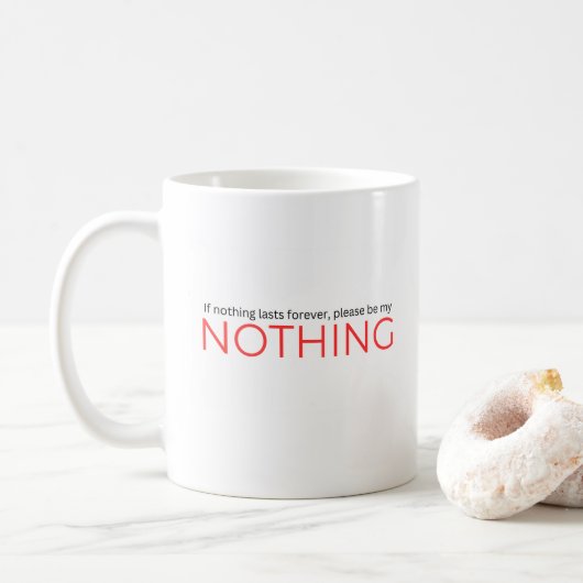 Mug Citations amusantes, mignonnes et romantiques - Hi (Avec donut)