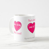 Mug Citations chrétiennes inspirantes (Devant gauche)