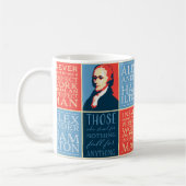 Mug Citations d'Alexander Hamilton (Gauche)