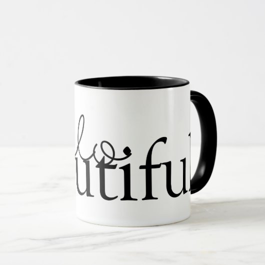 Mug Citations d'amour IV (Devant droit)