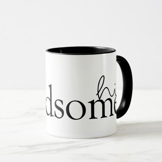 Mug Citations d'amour V (Devant droit)