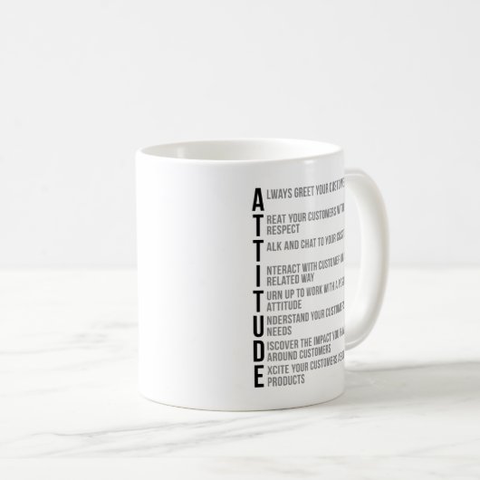 Mug Citations d'attitude (Devant droit)