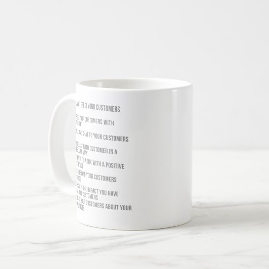 Mug Citations d'attitude (Devant gauche)