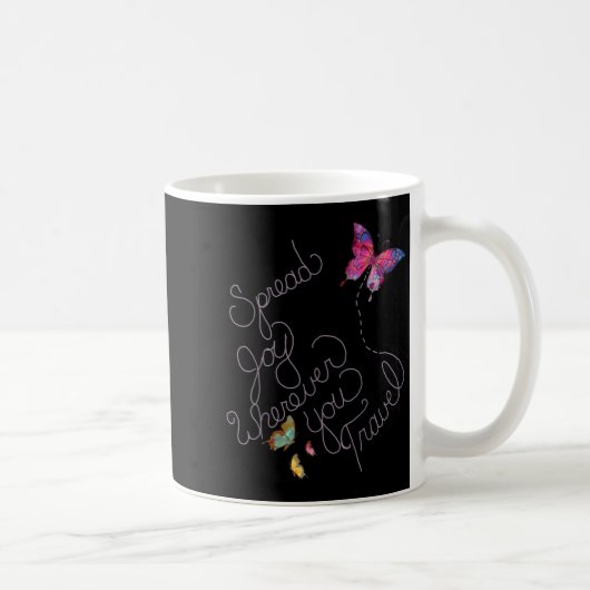 Mug Citations De Cadeaux Inspirationnels Diffuser Joie (Droite)