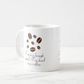Mug Citations de café amusantes (Devant gauche)
