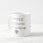 Mug Citations de café drinker amusantes (Devant gauche)