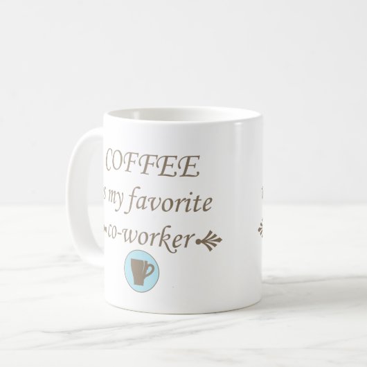 Mug Citations de café drinker amusantes (Devant gauche)