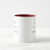Mug Citations de café drinker amusantes (Centre)