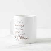 Mug Citations de café drinker amusantes (Devant gauche)