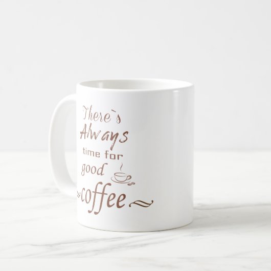 Mug Citations de café drinker amusantes (Devant gauche)