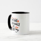 Mug Citations de chaos sarcastique et de café (Devant gauche)