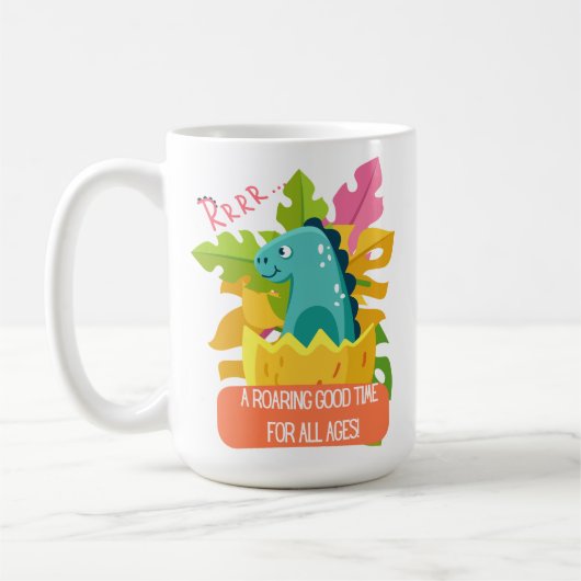 Mug Citations de conception de dinosaures (Gauche)