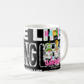 Mug Citations de course automobile Speedway Race Gear (Devant droit)