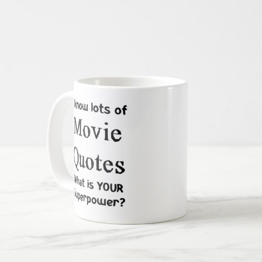 Mug citations de films (Devant gauche)