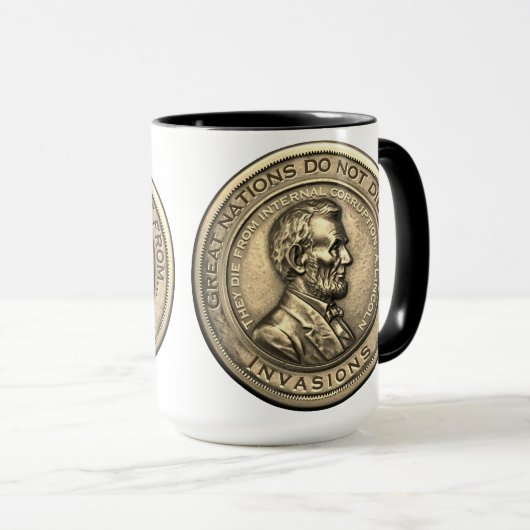 Mug Citations de Great Abraham Lincoln (Devant droit)