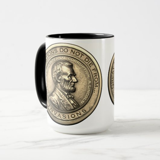 Mug Citations de Great Abraham Lincoln (Devant gauche)