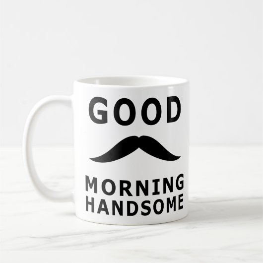 Mug Citations de inspiration belles de matin bonjour (Gauche)