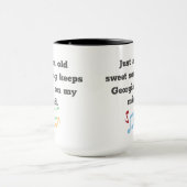 Mug Citations de la chanson douce de Géorgie (Centre)