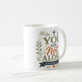 Mug Citations de l'Écriture Inspirante Vous n'Êtes pas (Devant droit)