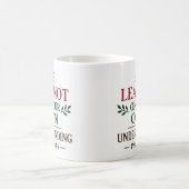 Mug Citations de l'Écriture : Ne vous fiez pas à votre (Centre)