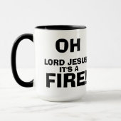 Mug Citations de mèmes amusantes C'est un FEU ! (Gauche)