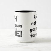 Mug Citations de mèmes amusantes C'est un FEU ! (Centre)