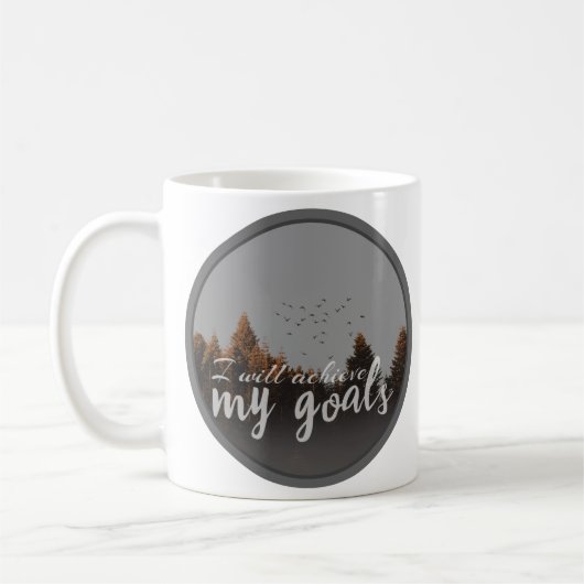 Mug citations de motivation matinale pour l'amour pers (Gauche)