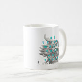 Mug Citations de motivation Texte moderne et positif (Devant droit)